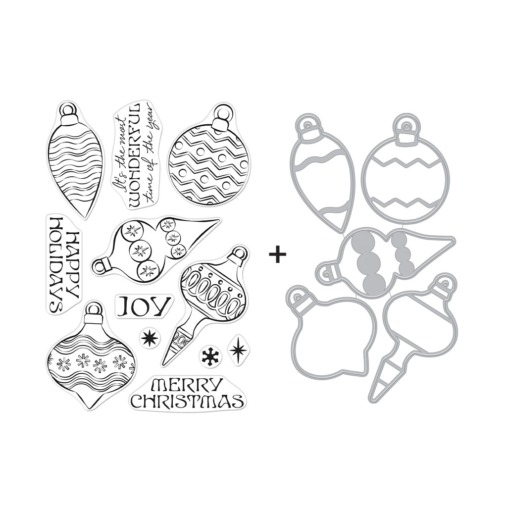 Holiday Ornaments Bundle - Stamp and Die Set