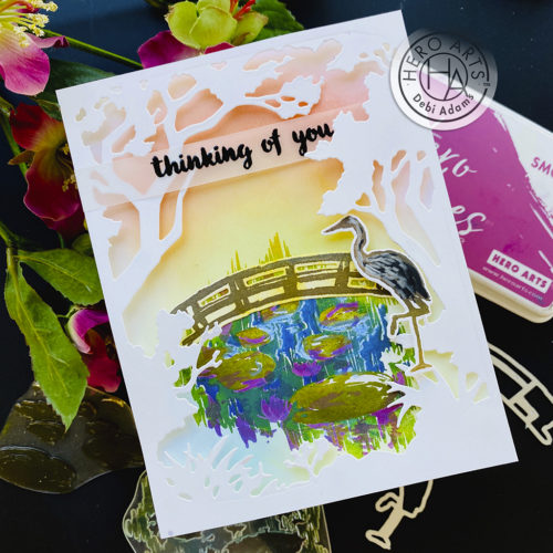 Impressionist Water Lilies - HeroScape Stamp and Die