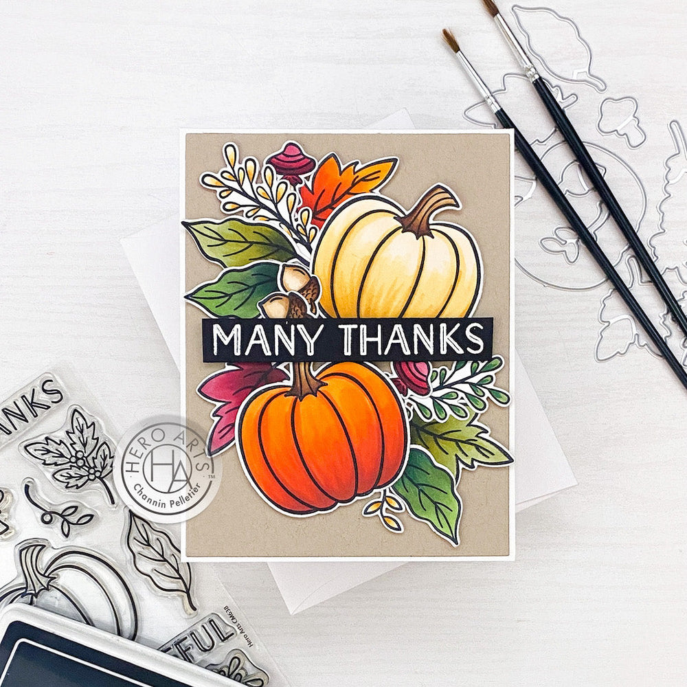 Grateful Pumpkin Bundle - Stamp And Die