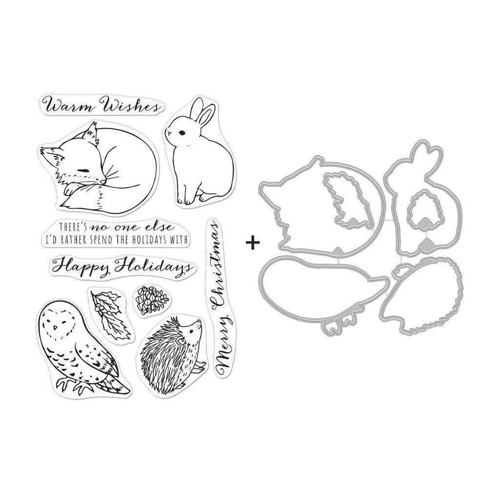 Winter Critters Bundle - Christmas Stamp And Die 