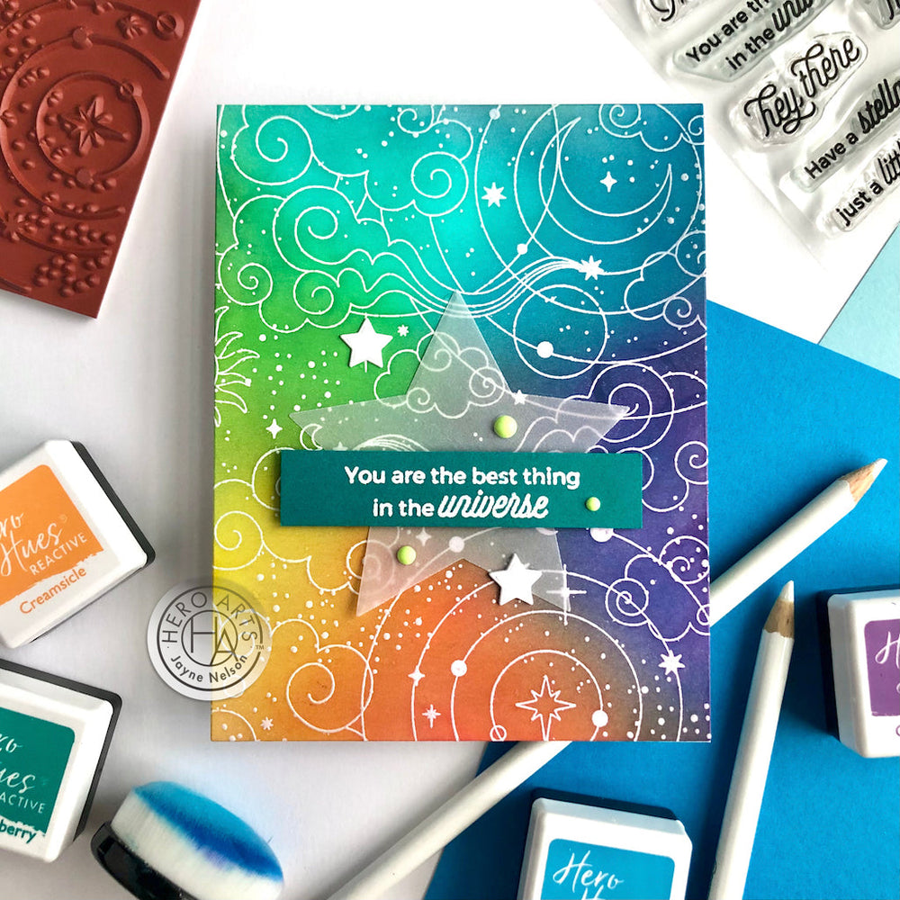 Color Layering Stellar Flowers - Stamp And Die