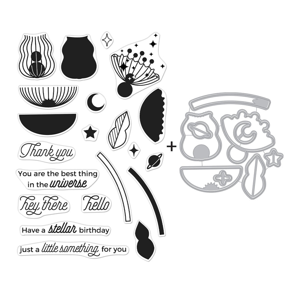 Color Layering Stellar Flowers - Stamp And Die