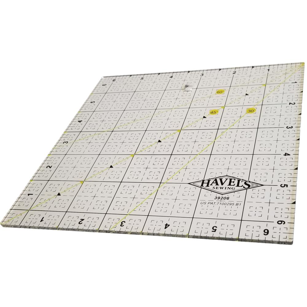 Havel's Square Fabric Quilting Ruler 6.5"