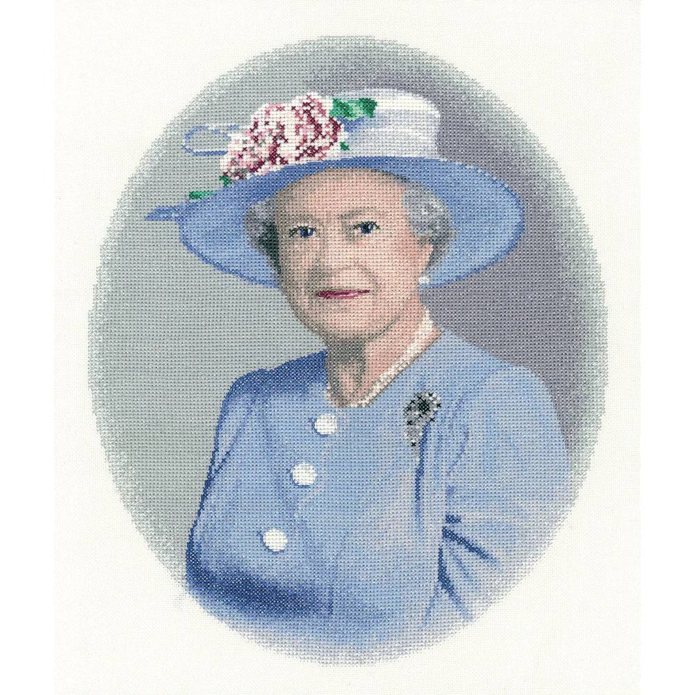 Queen Elizabeth II - John Clayton - Cross Stitch Pattern