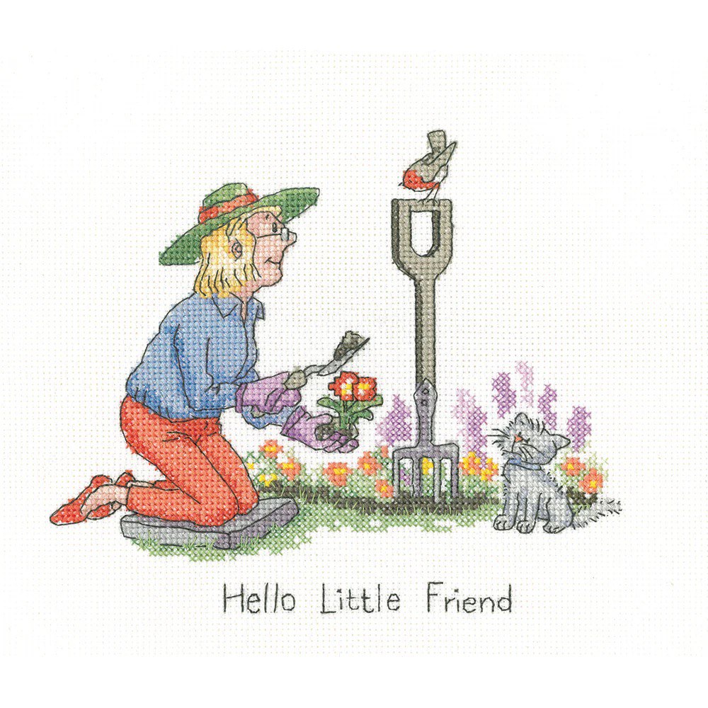 Hello Little Friend - Peter Underhill Cross Stitch Pattern