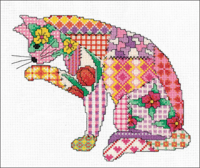 Cat Patchwork - Cross Stitch Pattern