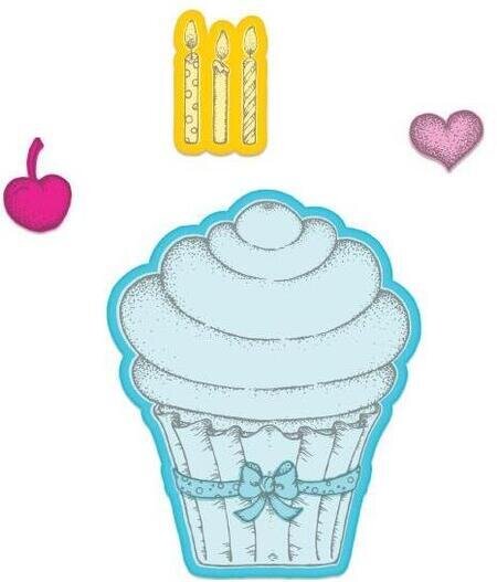 Sugarspun Cupcake - Heartfelt Creations Craft Die