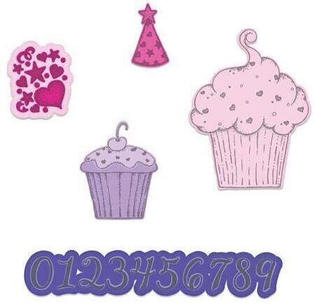 Sprinkled Confetti Cupcakes - Heartfelt Creations Craft Die