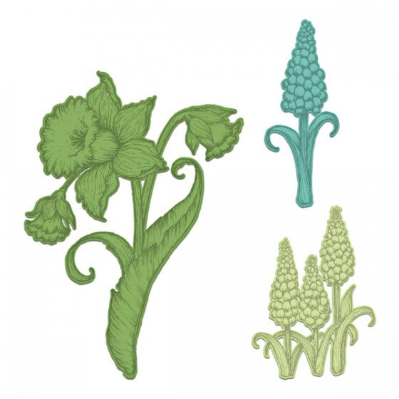 Delightful Daffodil and Hyacinth - Craft Die