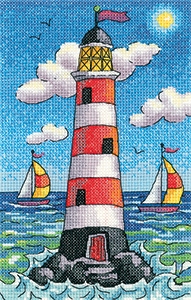 Lighthouse by Day (Evenweave) - Cross Stitch Kit