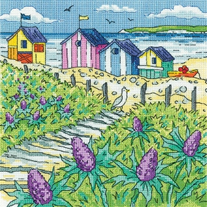 Sea Holly Shore  (Evenweave) - Cross Stitch Kit