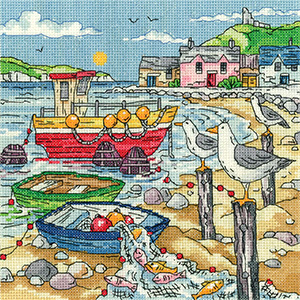 Bay Watching (Evenweave) - Cross Stitch Kit