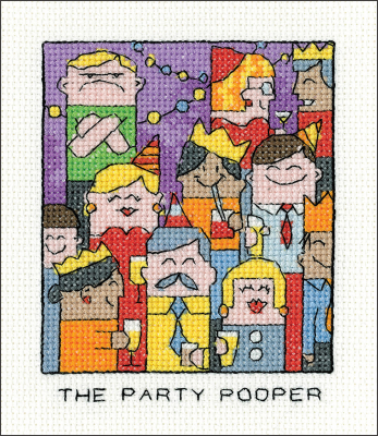 The Party Pooper - Cross Stitch Kit