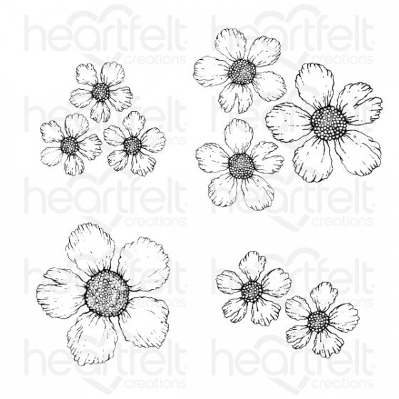Small Wild Rose - Cling Stamp