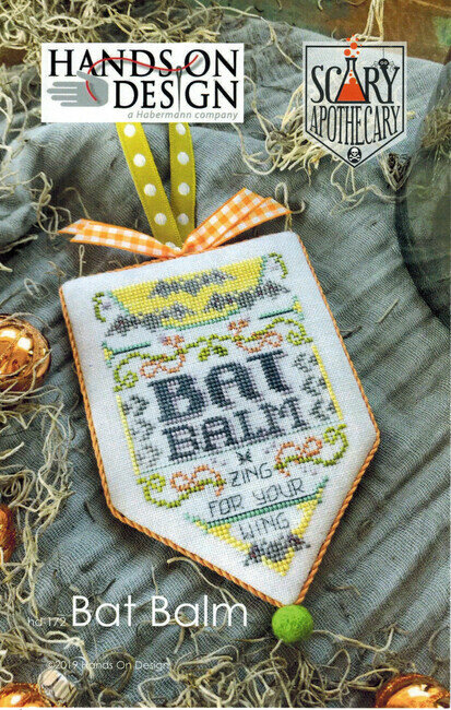 Bat Balm - Scary Apothecary Series - Cross Stitch Pattern