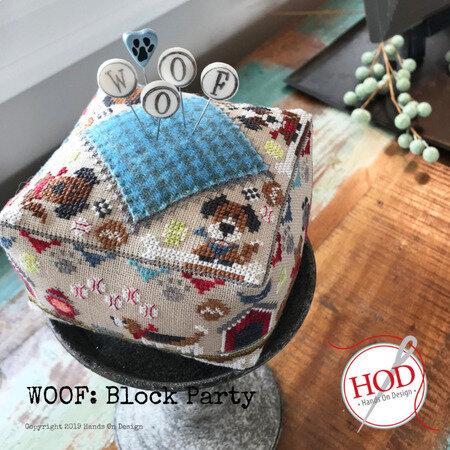 Woof - Block Party - Cross Stitch Pattern