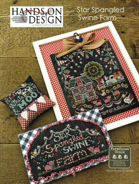 Star Spangled Swine Farm - Cross Stitch Pattern