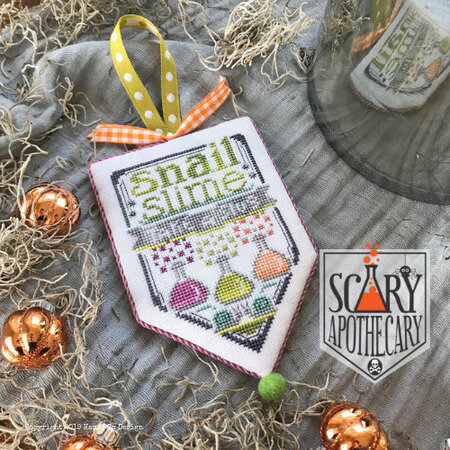 Snail Slime - Scary Apothecary - Cross Stitch Pattern