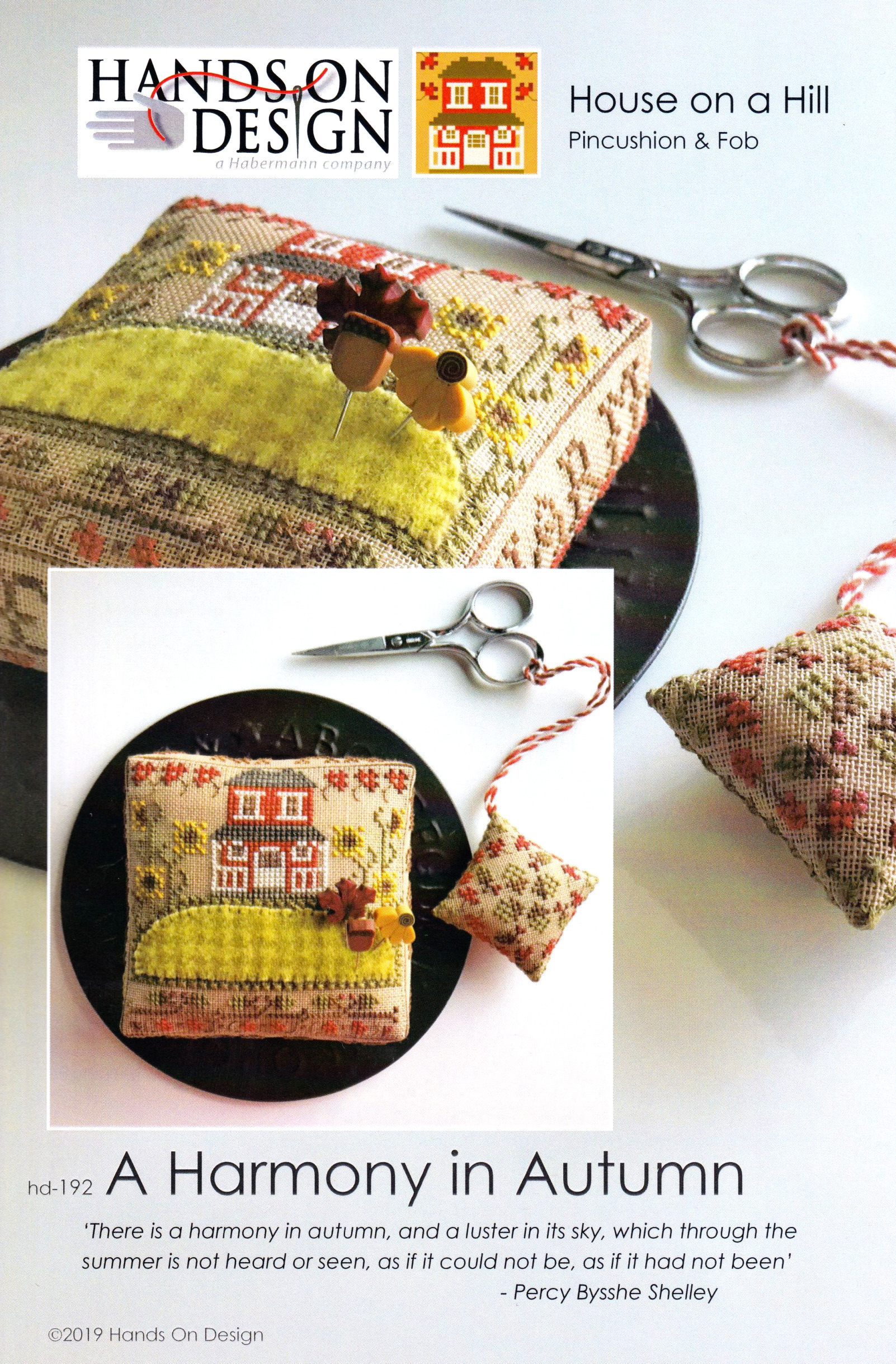 Harmony in Autumn - House on a Hill - Cross Stitch Pattern