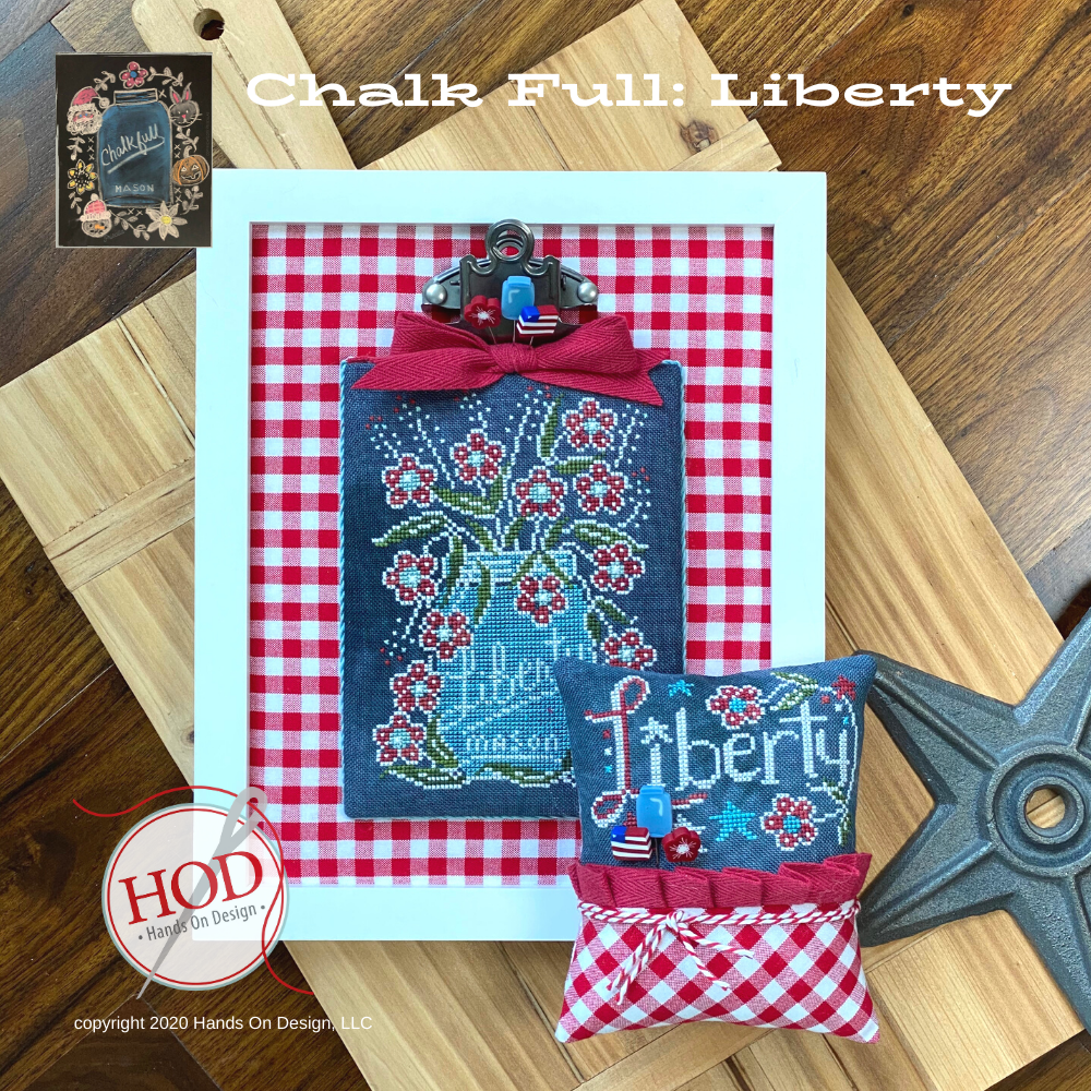Liberty Chalk Full - Cross Stitch Pattern