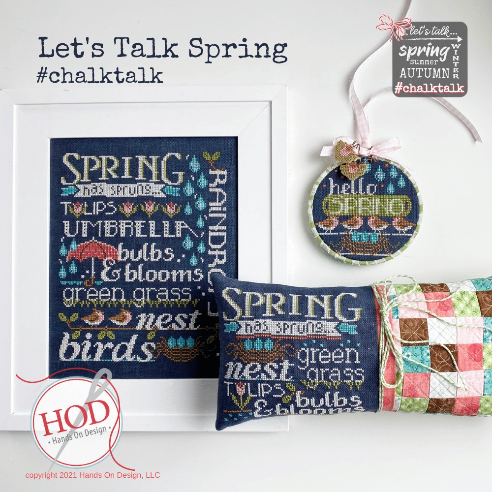 Let's Talk Spring - Cross Stitch Pattern