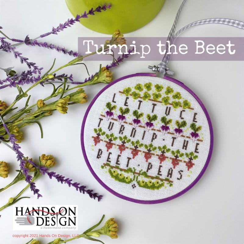 Turnip the Beet - Cross Stitch Pattern