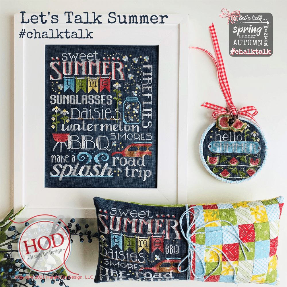 Let's Talk Summer - Cross Stitch Pattern