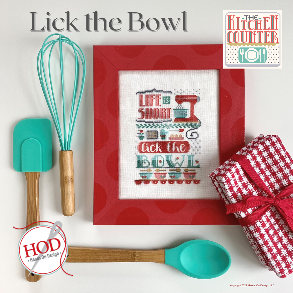 Lick the Bowl - Cross Stitch Pattern