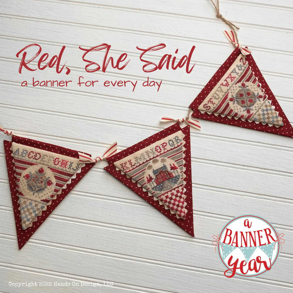 Red, She Said - Cross Stitch Pattern