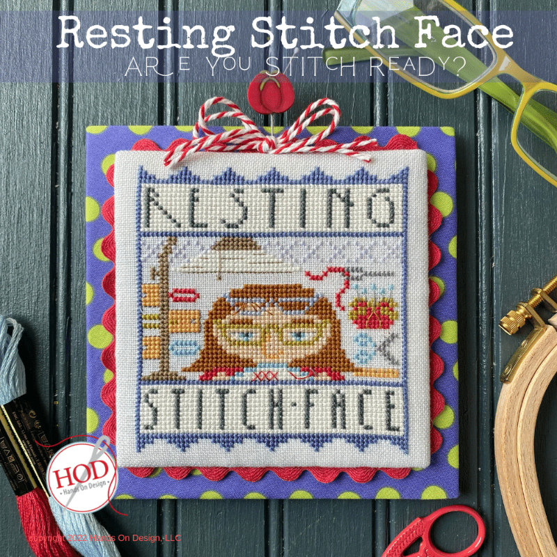 Resting Stitch Face - Cross Stitch Pattern