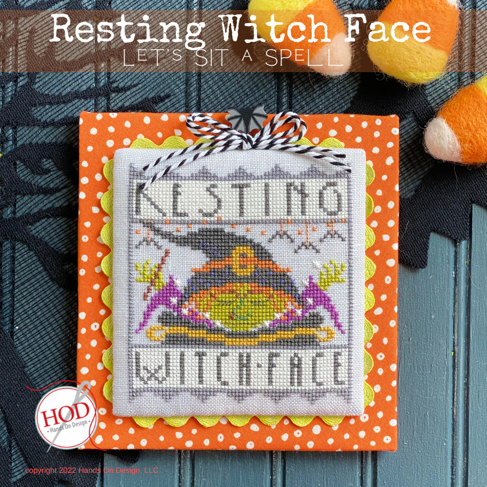 Resting Witch Face - Cross Stitch Pattern