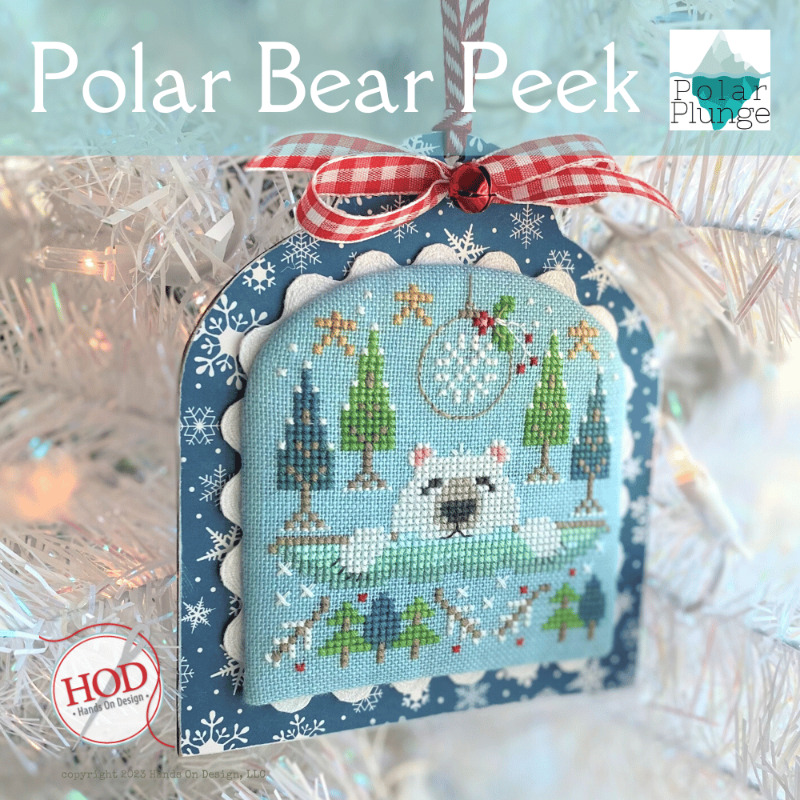 Polar Bear Peek - Cross Stitch Pattern