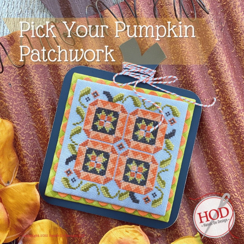 Pick Your Pumpkin Patchwork - Cross Stitch Pattern