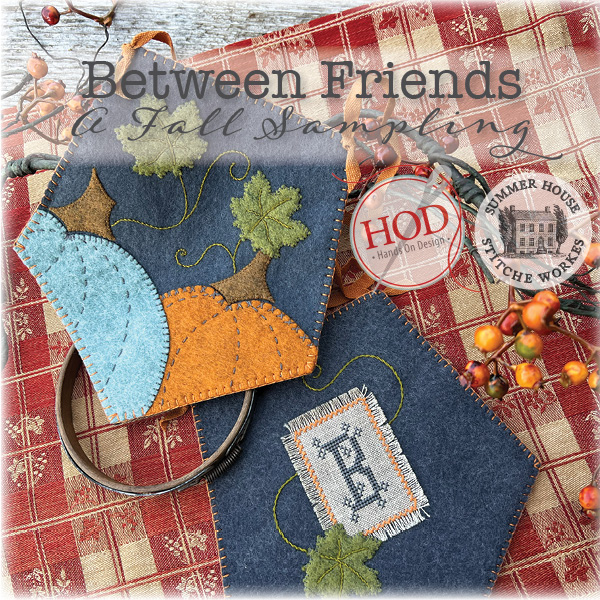 Between Friends - A Fall Sampling - Cross Stitch Book