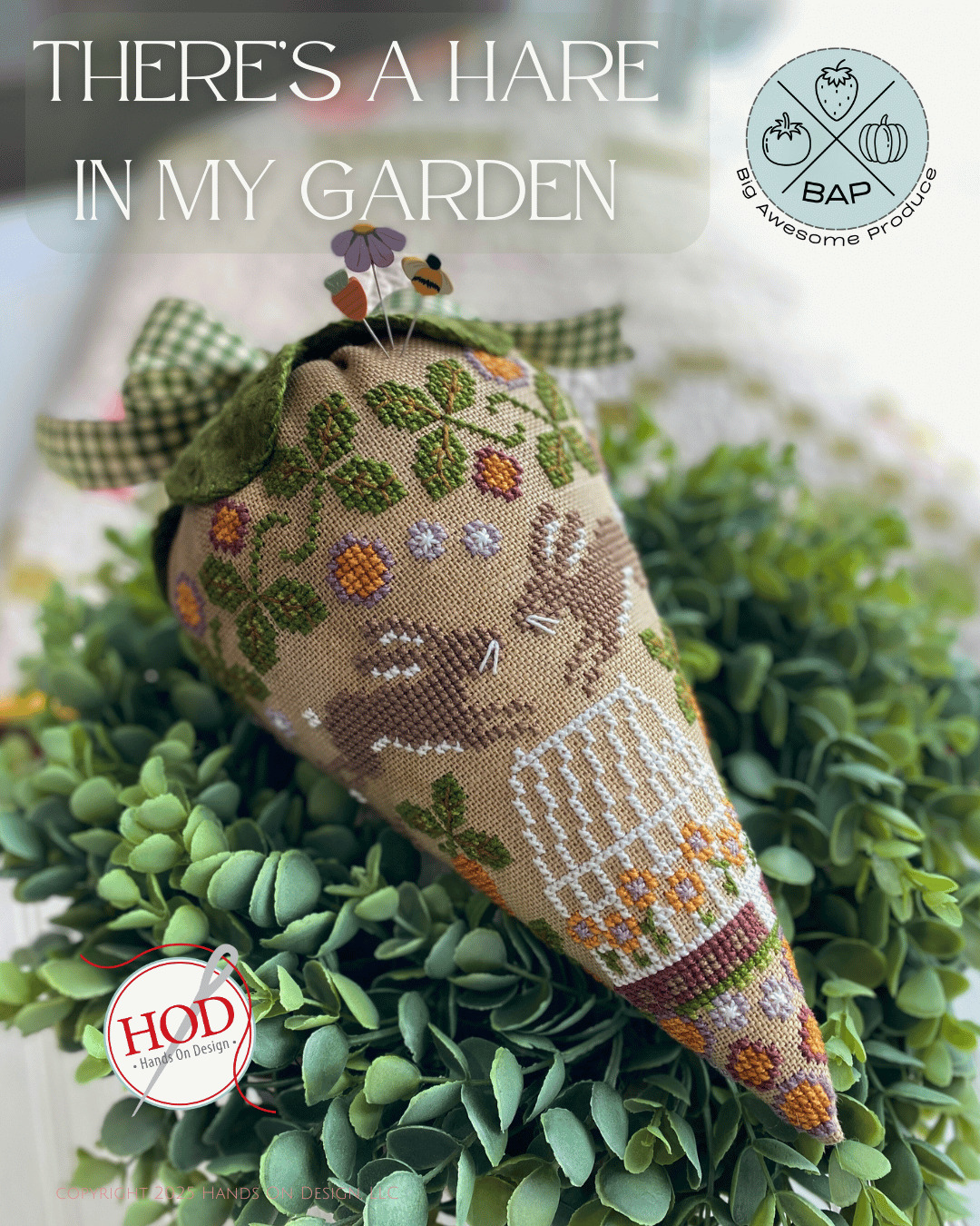 There's a Hare in My Garden - Cross Stitch Pattern