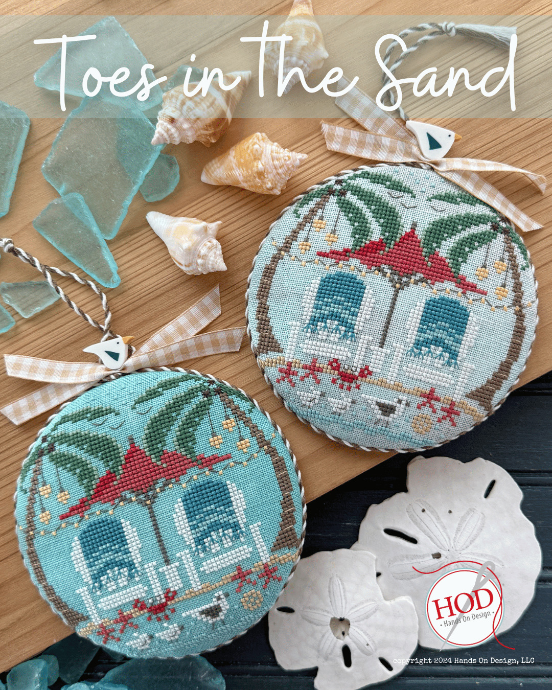 Toes in the Sand - Cross Stitch Pattern
