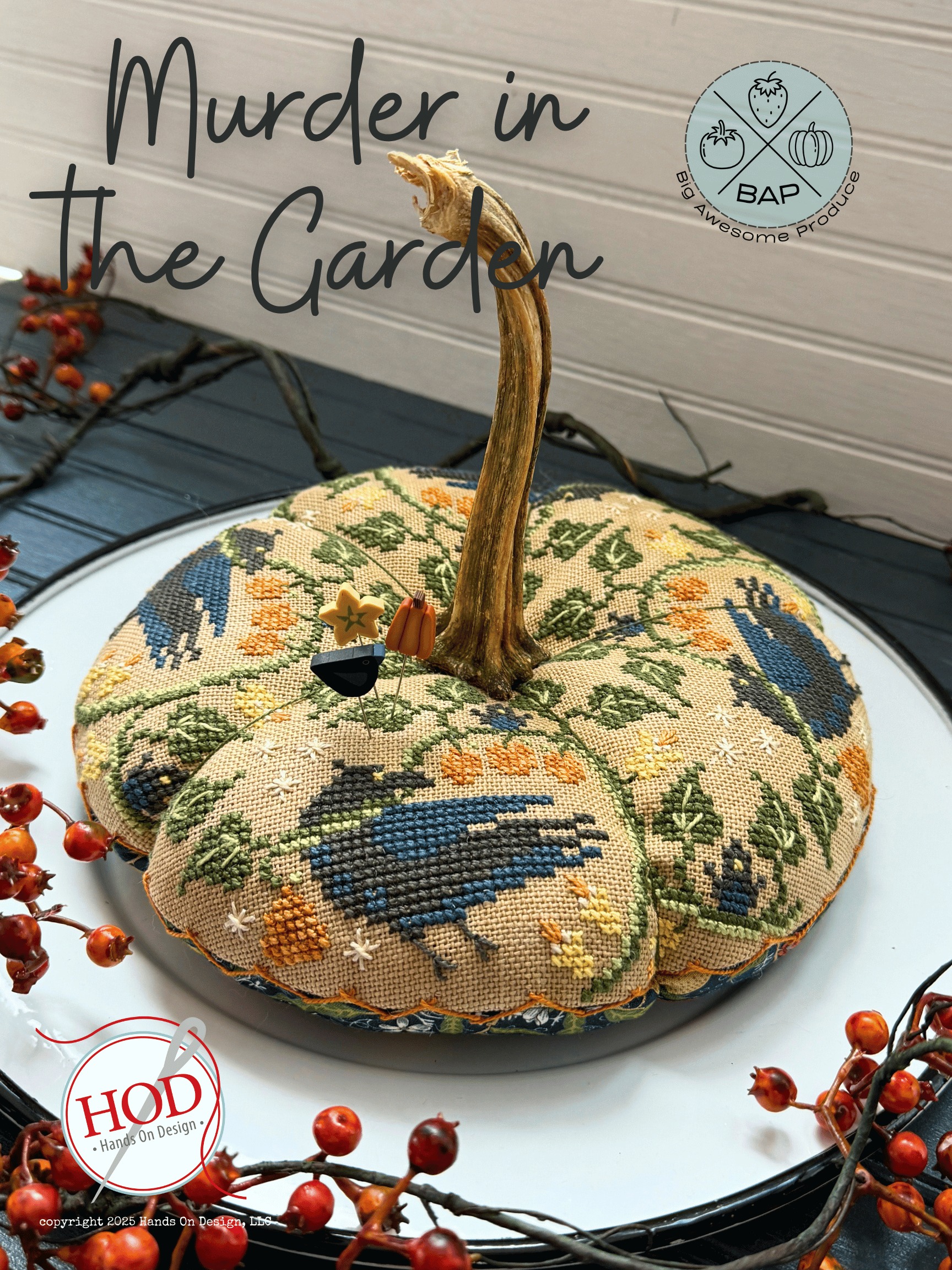 Murder in the Garden - Cross Stitch Pattern