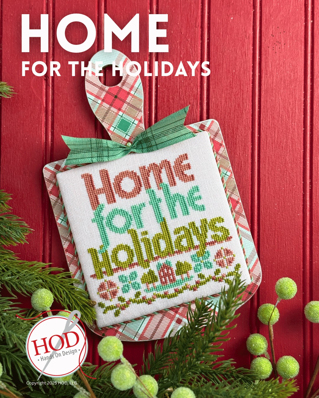 Home for the Holidays - Christmas Cross Stitch Pattern