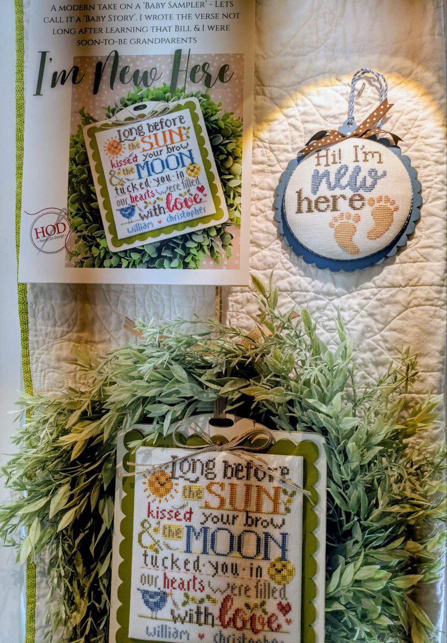 I'm New Here - Birth Record - Cross Stitch Pattern