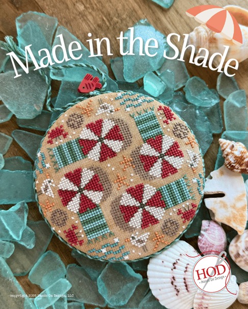 Made in the Shade - Cross Stitch Pattern, zoomed in. Select this picture to zoom back out.