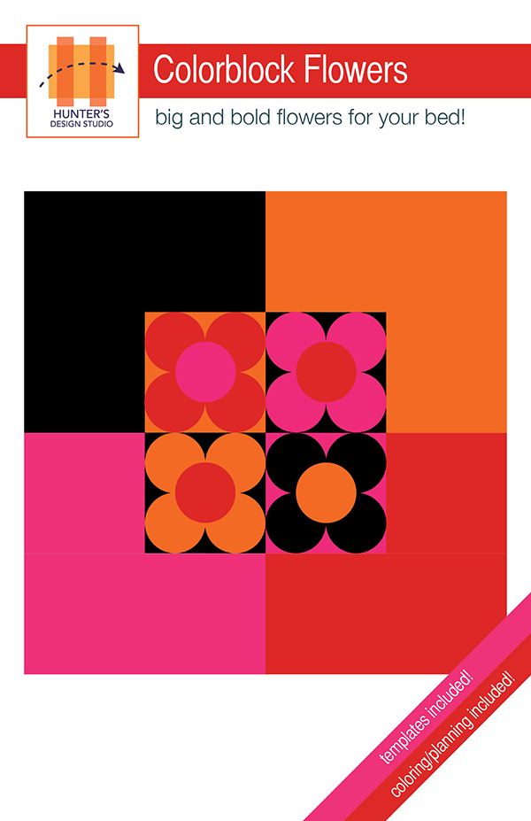 Colorblock Flowers - Quilt Pattern