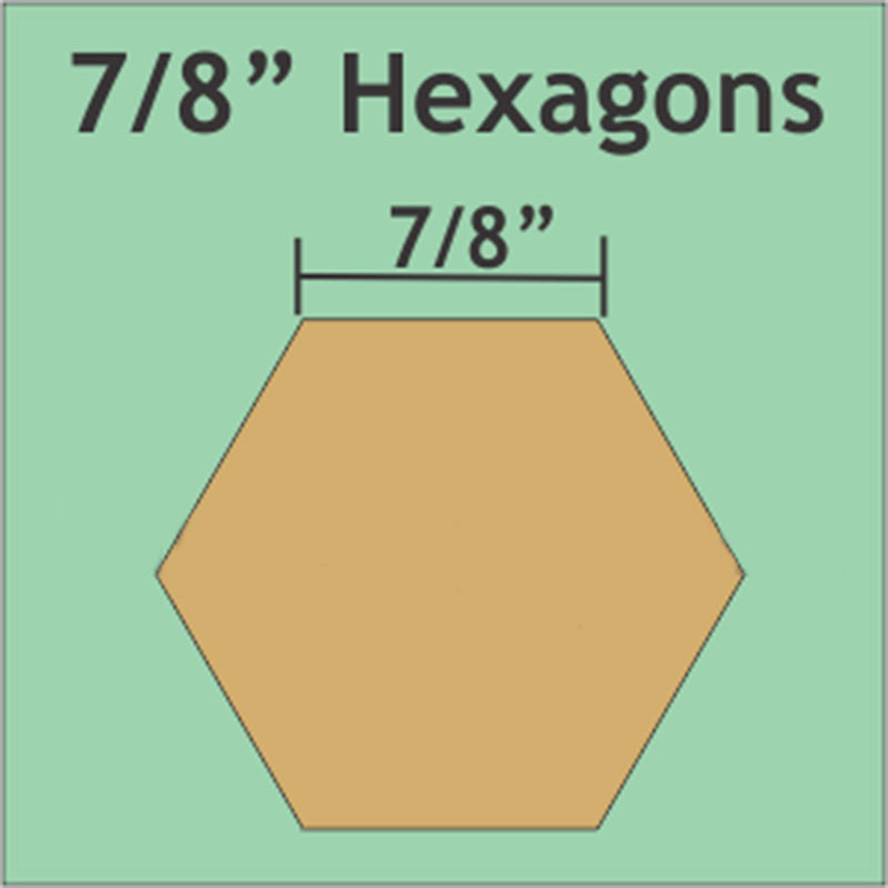 Hexagon 7/8" 100pcs for English Paper Piecing