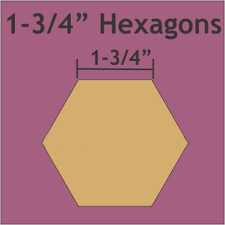 Hexagon 1 3/4" 50pcs for English Paper Piecing