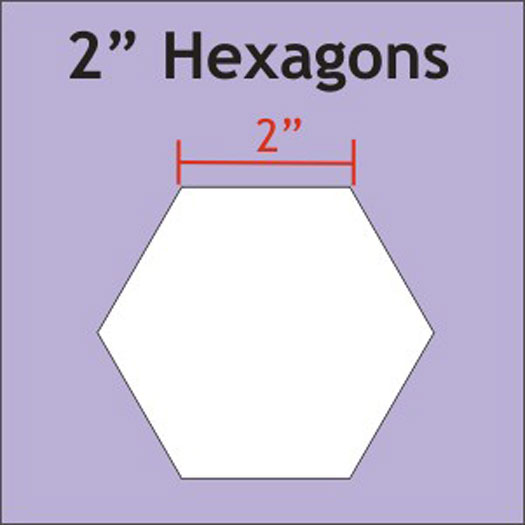 Hexagons 2" 150pcs for English Paper Piecing