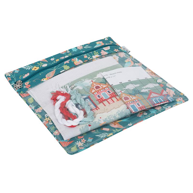 Bird Aviary Large Project Pouch 