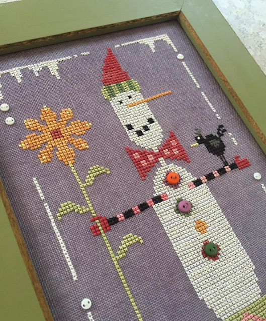 Boom Boom (with buttons) - Cross Stitch Pattern
