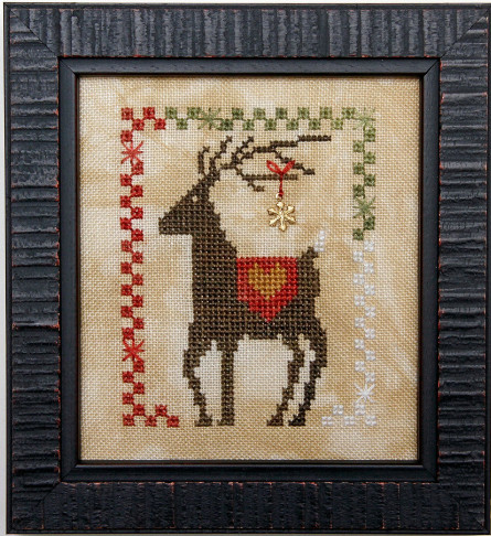 Dazzlin Deer (Throwback) - Cross Stitch Pattern