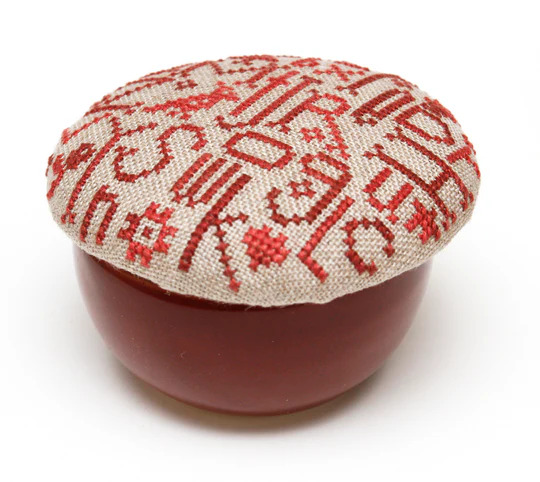 Round Red Sampler - Cross Stitch Pattern