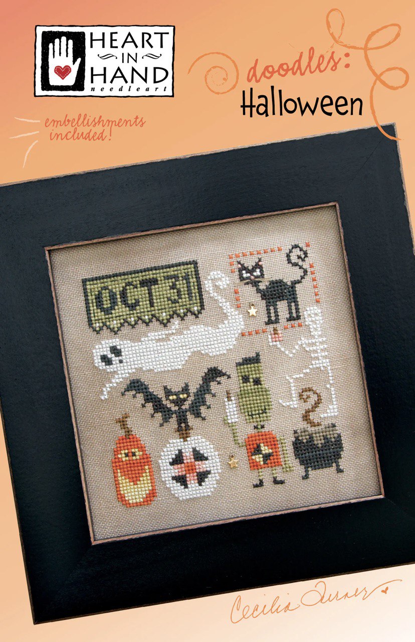 Doodles Halloween  - Cross Stitch Pattern