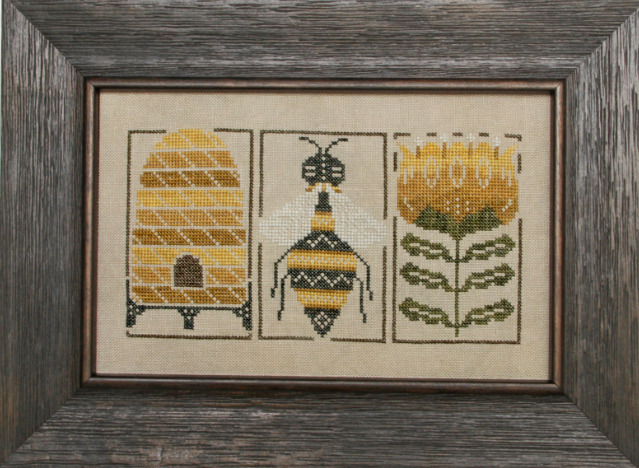 Bumblebee Etchings - Cross Stitch Pattern